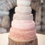 Ombre Frosted Cake