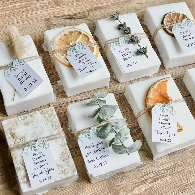 Soap as wedding favors from ForestsFavors on Etsy